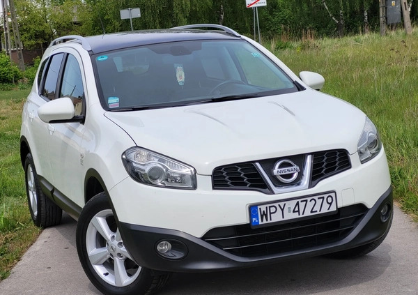 Nissan Qashqai+2 cena 42900 przebieg: 131000, rok produkcji 2013 z Wąbrzeźno małe 781